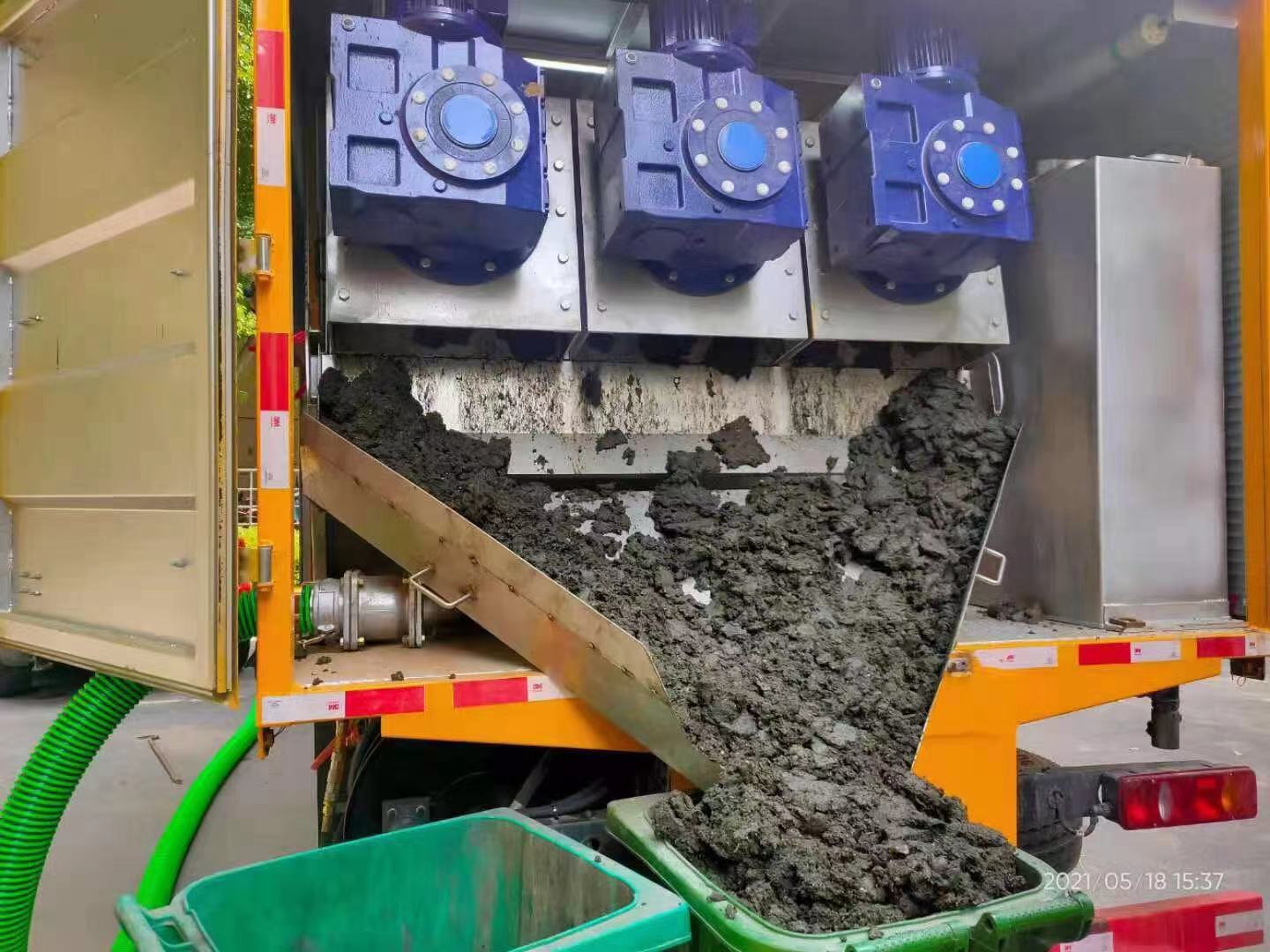 桦川化粪池清掏城市维护站-泥浆净化干湿分离处理